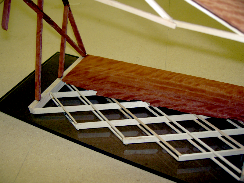 Custom truss and diagrid floor detail